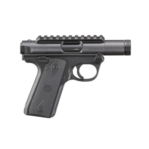 Full side view of the Ruger MARK IV in black.