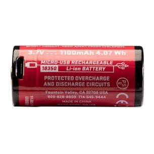 SureFire 18350 Protected Lithium Ion Battery 1.1 Ah