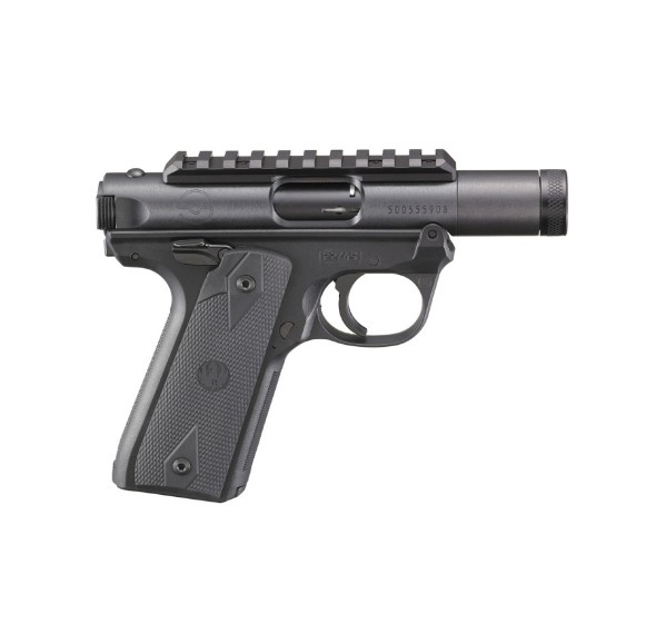 Full side view of the Ruger MARK IV in black.