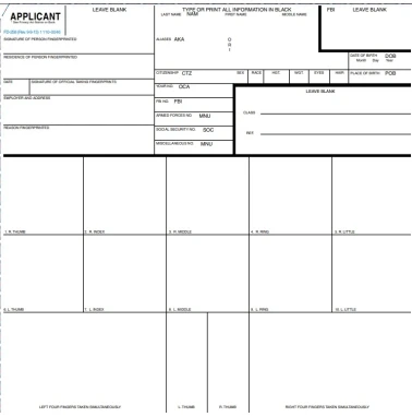 Fingerprint Packet