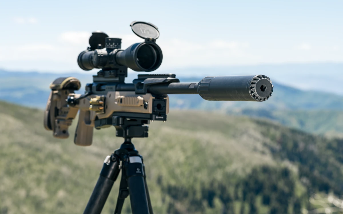 OSS HX QDL ELR, Precision Rifle Shooting, OSS Suppressors, HX QD Silencer, Large Bore Suppressor