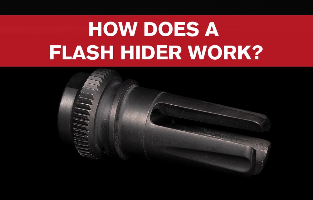 how does a flash hider work, what is a flash hider, flash suppressor, flash hiders